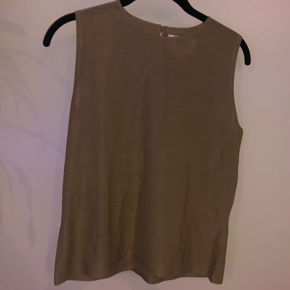 Emanuel Ungaro petite oatmeal blouse